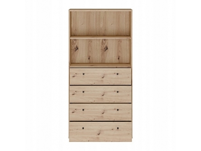 Regał ARCHBOX na książki z szaufladami T2KR411-D78 dąb artisan Forte