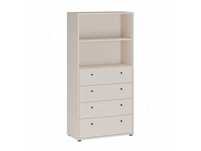 Regał ARCHBOX na książki z szaufladami T2KR411-U60 beż piaskowy Forte