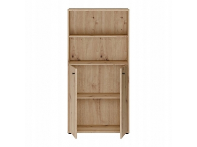 Regał ARCHBOX na książki z zamykaną szafką T2KR421-D78 dąb artisan Forte