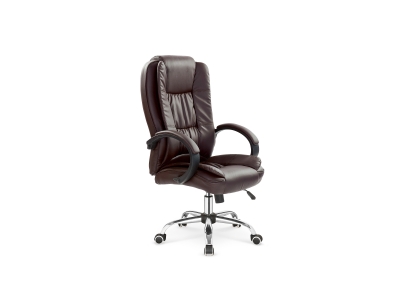 RELAX fotel gabinetowy ciemny brąz