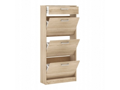 Szafka na buty Forte NIKO NIKD311-D30F 58,2 x 127,7 x 20,4 cm dąb sonoma